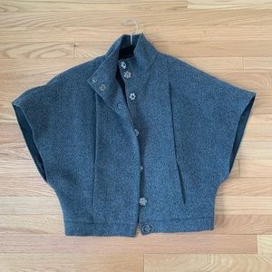 NAF NAF grey cape jacket